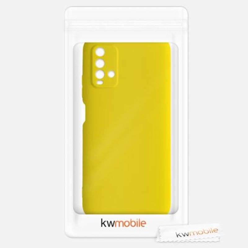 Laptop, Telefoane si Tablete - Telefoane mobile si accesorii - Accesorii Telefoane - Huse telefoane - Husa pentru Xiaomi Redmi 9T, Silicon, Galben, 54337.165 - Infinity.ro