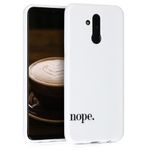 Laptop, Telefoane si Tablete - Telefoane mobile si accesorii - Accesorii Telefoane - Huse telefoane - Husa pentru Huawei Mate 20 Lite, Silicon, Alb, 47004.02 - Infinity.ro