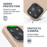 Laptop, Telefoane si Tablete - Telefoane mobile si accesorii - Accesorii Telefoane - Huse telefoane - Husa pentru iPhone 13 Pro, Silicon, Crem, 55962.154 - Infinity.ro