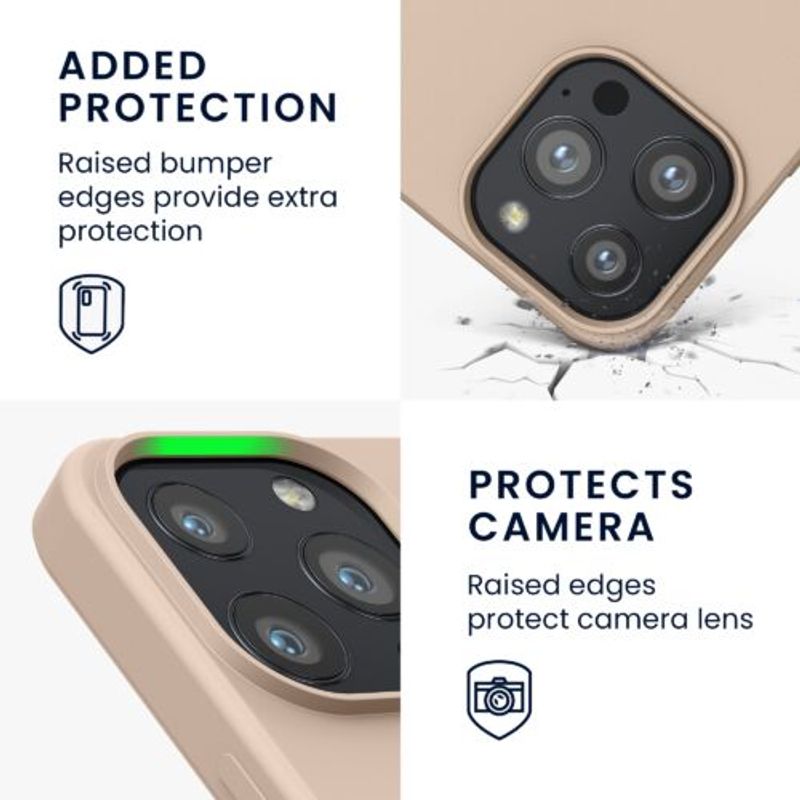 Laptop, Telefoane si Tablete - Telefoane mobile si accesorii - Accesorii Telefoane - Huse telefoane - Husa pentru iPhone 13 Pro, Silicon, Crem, 55962.154 - Infinity.ro