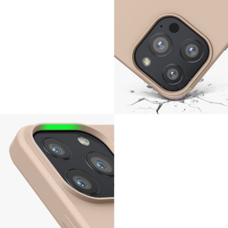 Laptop, Telefoane si Tablete - Telefoane mobile si accesorii - Accesorii Telefoane - Huse telefoane - Husa pentru iPhone 13 Pro, Silicon, Crem, 55962.154 - Infinity.ro