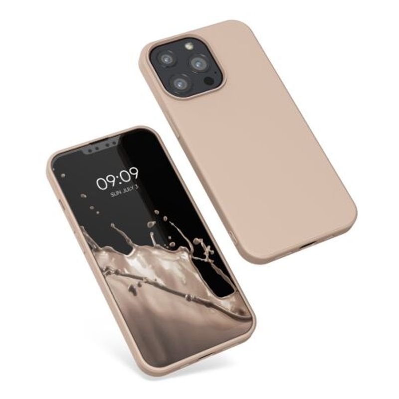 Laptop, Telefoane si Tablete - Telefoane mobile si accesorii - Accesorii Telefoane - Huse telefoane - Husa pentru iPhone 13 Pro, Silicon, Crem, 55962.154 - Infinity.ro