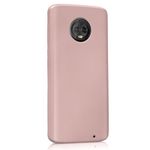 Laptop, Telefoane si Tablete - Telefoane mobile si accesorii - Accesorii Telefoane - Huse telefoane - Husa pentru Motorola Moto G6 Plus, Silicon, Rose Gold, 44614.31 - Infinity.ro