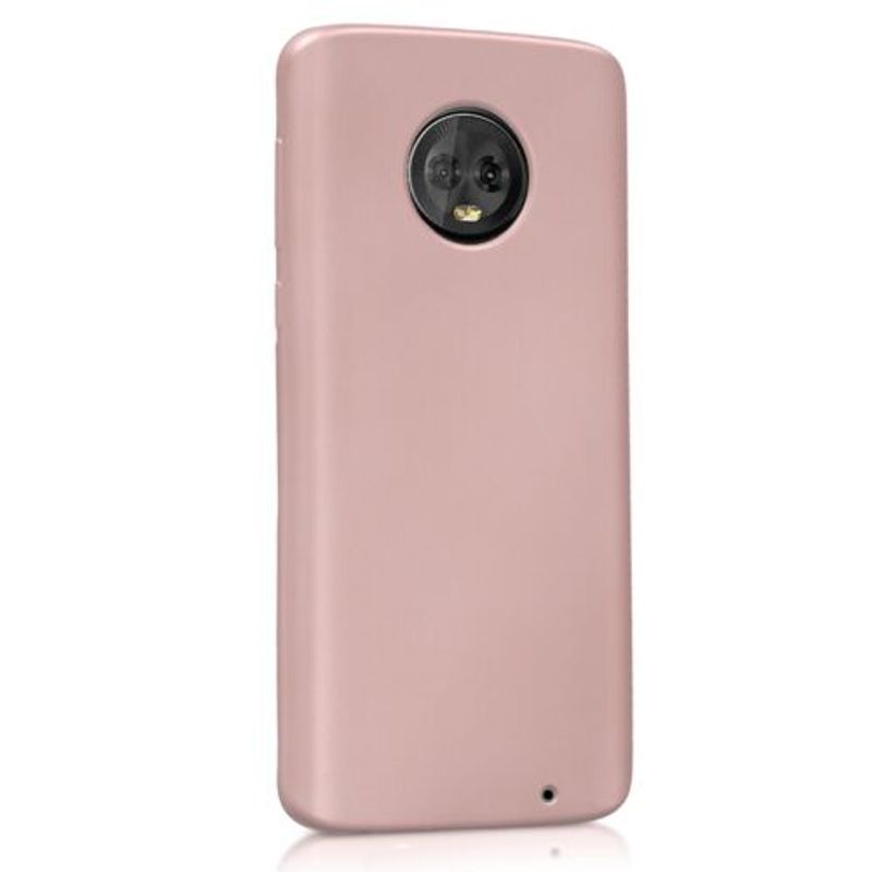 Laptop, Telefoane si Tablete - Telefoane mobile si accesorii - Accesorii Telefoane - Huse telefoane - Husa pentru Motorola Moto G6 Plus, Silicon, Rose Gold, 44614.31 - Infinity.ro