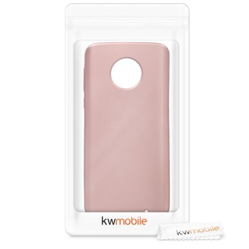 Laptop, Telefoane si Tablete - Telefoane mobile si accesorii - Accesorii Telefoane - Huse telefoane - Husa pentru Motorola Moto G6 Plus, Silicon, Rose Gold, 44614.31 - Infinity.ro