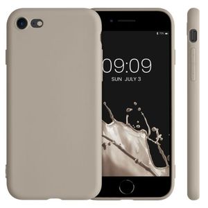 Husa pentru Apple iPhone 8/iPhone 7/iPhone SE 2, Silicon, Crem, 39458.125