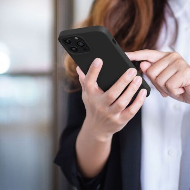 Laptop, Telefoane si Tablete - Telefoane mobile si accesorii - Accesorii Telefoane - Huse telefoane - Husa pentru iPhone 13 Pro Max, Silicon, Negru, 55975.47 - Infinity.ro