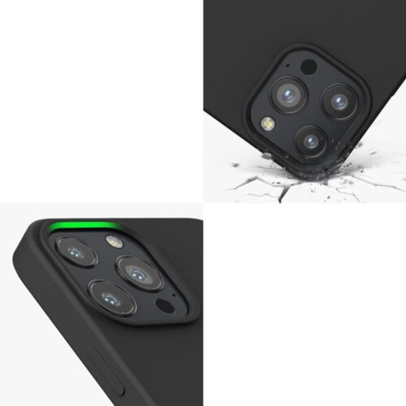 Laptop, Telefoane si Tablete - Telefoane mobile si accesorii - Accesorii Telefoane - Huse telefoane - Husa pentru iPhone 13 Pro Max, Silicon, Negru, 55975.47 - Infinity.ro