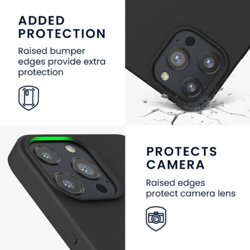 Laptop, Telefoane si Tablete - Telefoane mobile si accesorii - Accesorii Telefoane - Huse telefoane - Husa pentru iPhone 13 Pro Max, Silicon, Negru, 55975.47 - Infinity.ro