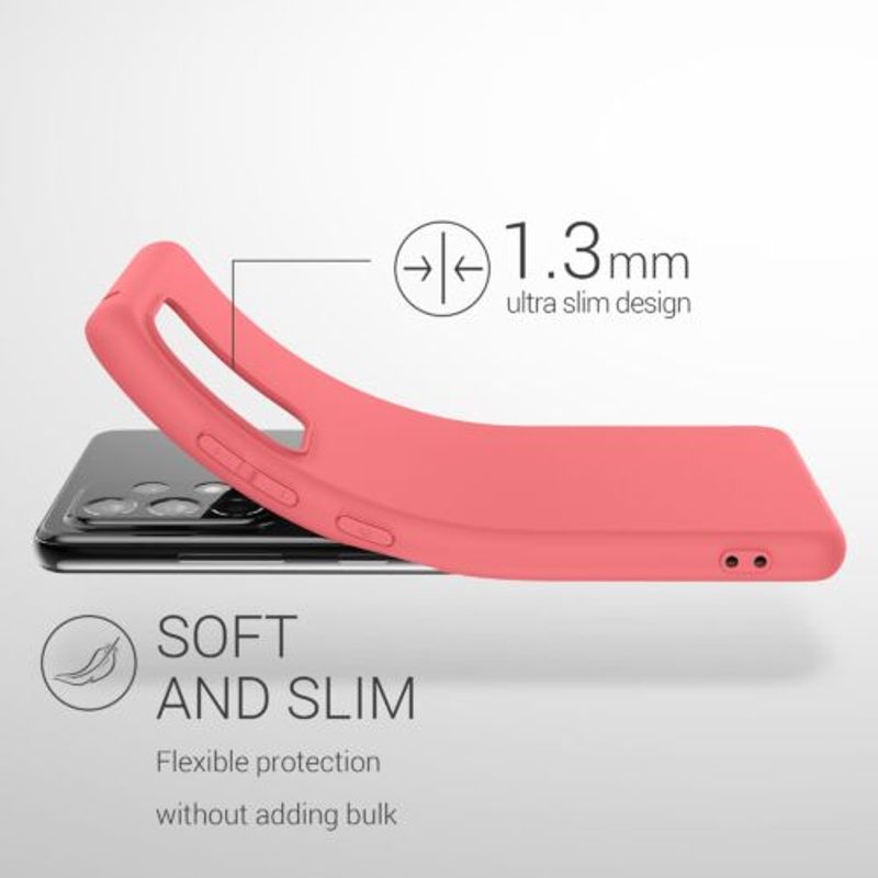 Laptop, Telefoane si Tablete - Telefoane mobile si accesorii - Accesorii Telefoane - Huse telefoane - Husa pentru Samsung Galaxy A52/Galaxy A52 5G/Galaxy A52s 5G, Silicon, Roz, 54346.219 - Infinity.ro