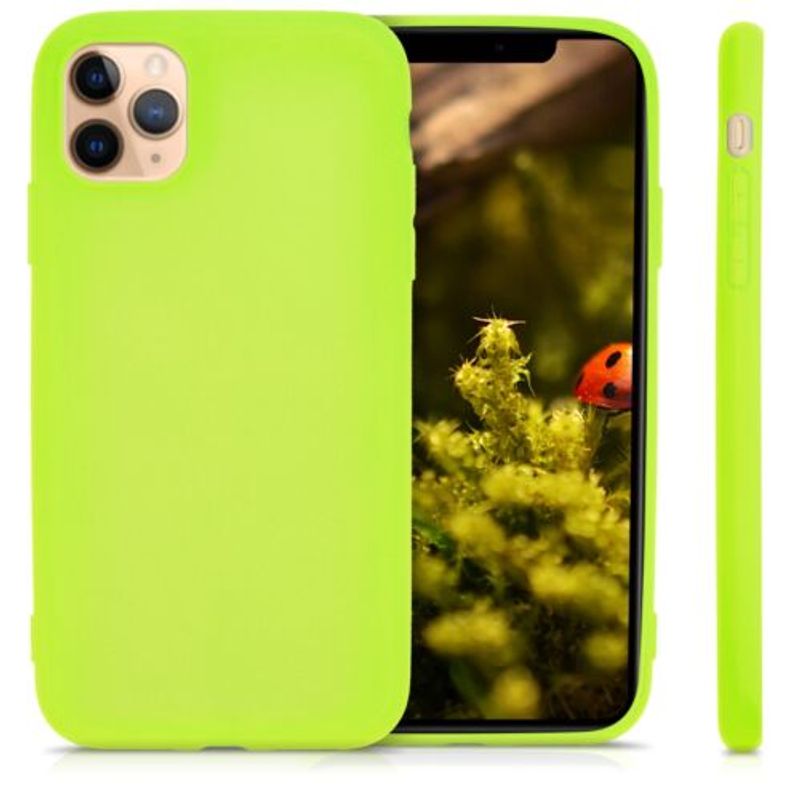 Laptop, Telefoane si Tablete - Telefoane mobile si accesorii - Accesorii Telefoane - Huse telefoane - Husa pentru Apple iPhone 11 Pro, Silicon, Galben, 49781.75 - Infinity.ro