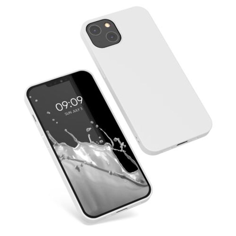 Laptop, Telefoane si Tablete - Telefoane mobile si accesorii - Accesorii Telefoane - Huse telefoane - Husa pentru iPhone 13, Silicon, Alb, 55944.48 - Infinity.ro