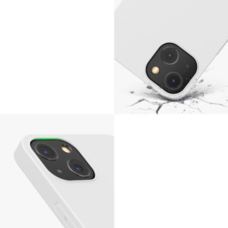 Laptop, Telefoane si Tablete - Telefoane mobile si accesorii - Accesorii Telefoane - Huse telefoane - Husa pentru iPhone 13, Silicon, Alb, 55944.48 - Infinity.ro