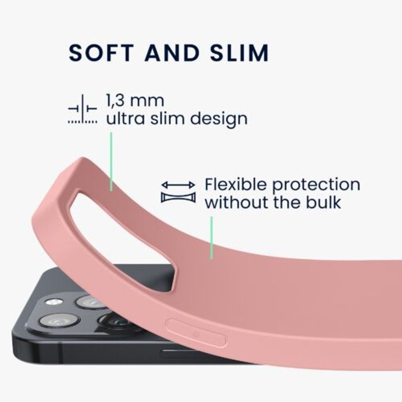 Laptop, Telefoane si Tablete - Telefoane mobile si accesorii - Accesorii Telefoane - Huse telefoane - Husa pentru iPhone 13 Pro, Silicon, Roz, 55958.193 - Infinity.ro