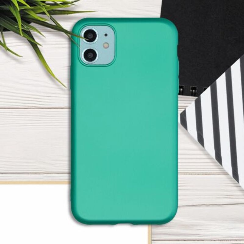Laptop, Telefoane si Tablete - Telefoane mobile si accesorii - Accesorii Telefoane - Huse telefoane - Husa pentru Apple iPhone 11, Silicon, Verde, 50762.128 - Infinity.ro