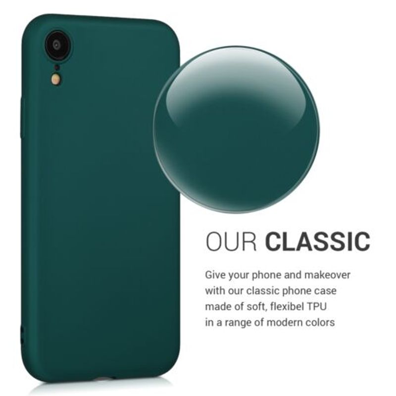 Laptop, Telefoane si Tablete - Telefoane mobile si accesorii - Accesorii Telefoane - Huse telefoane - Husa pentru Apple iPhone XR, Silicon, Verde, 46549.14 - Infinity.ro