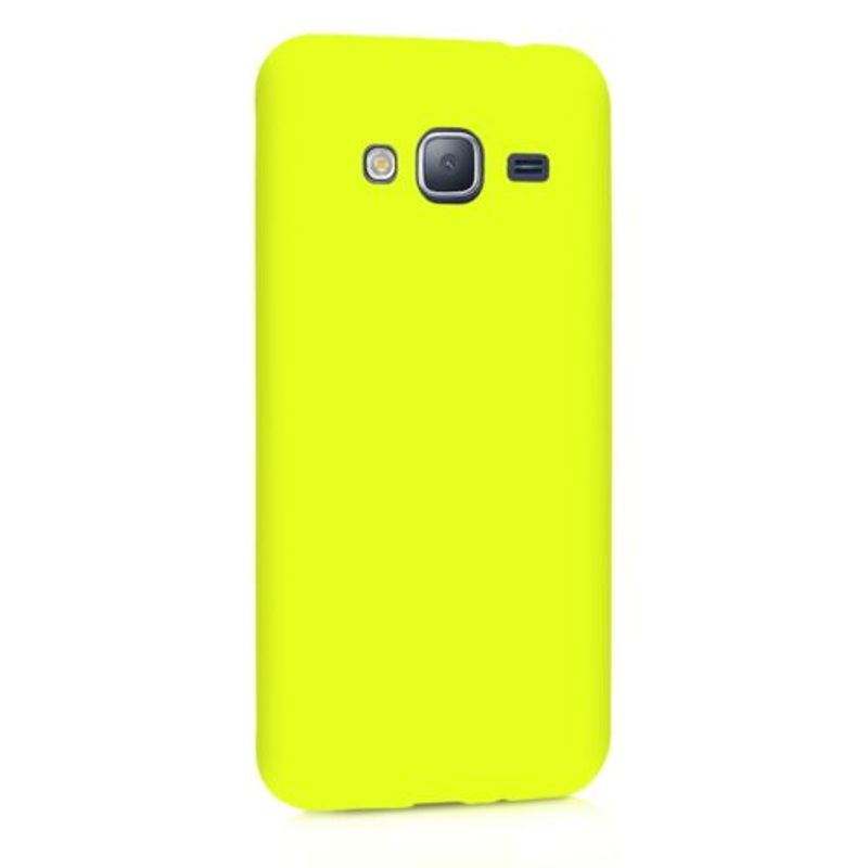 Laptop, Telefoane si Tablete - Telefoane mobile si accesorii - Accesorii Telefoane - Huse telefoane - Husa pentru Samsung Galaxy J3 (2016), Silicon, Galben, 45181.75 - Infinity.ro