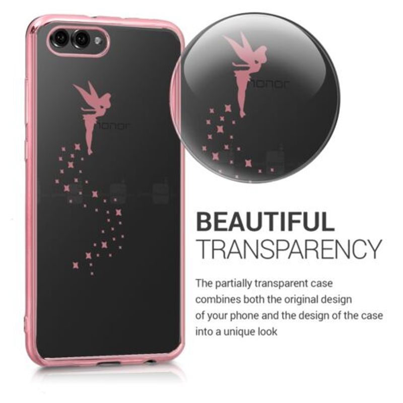 Laptop, Telefoane si Tablete - Telefoane mobile si accesorii - Accesorii Telefoane - Huse telefoane - Husa pentru Huawei Honor View 10, Silicon, Rose Gold, 44210.01 - Infinity.ro