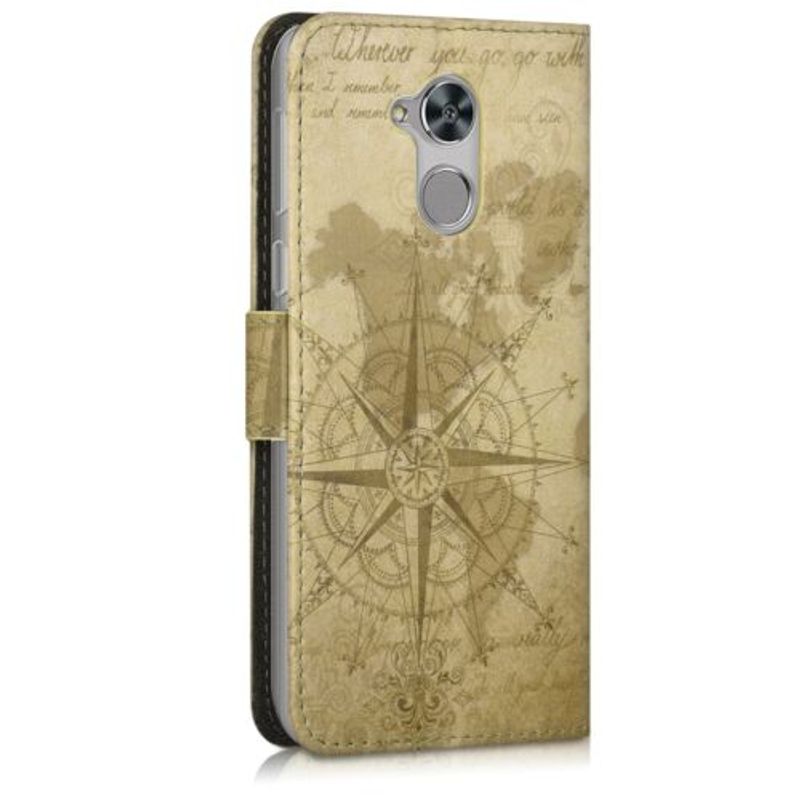 Laptop, Telefoane si Tablete - Telefoane mobile si accesorii - Accesorii Telefoane - Huse telefoane - Husa pentru Huawei Honor 6C, Piele ecologica, Maro, 43528.01 - Infinity.ro