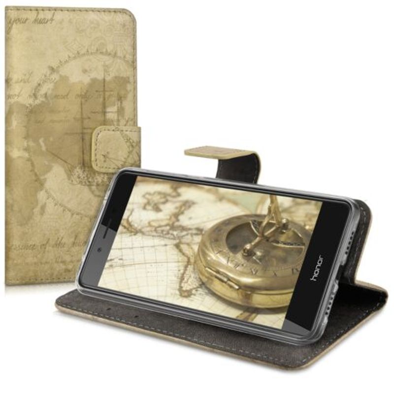 Laptop, Telefoane si Tablete - Telefoane mobile si accesorii - Accesorii Telefoane - Huse telefoane - Husa pentru Huawei Honor 6C, Piele ecologica, Maro, 43528.01 - Infinity.ro