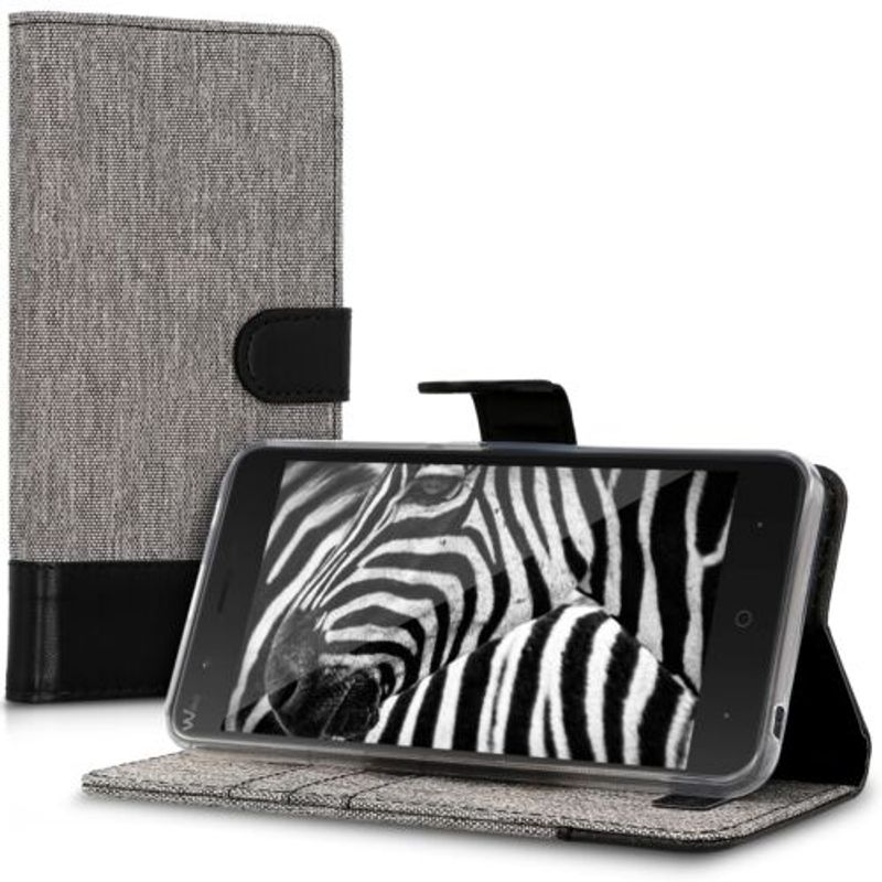 Laptop, Telefoane si Tablete - Telefoane mobile si accesorii - Accesorii Telefoane - Huse telefoane - Husa pentru Wiko Harry, Textil, Gri, 43509.22 - Infinity.ro