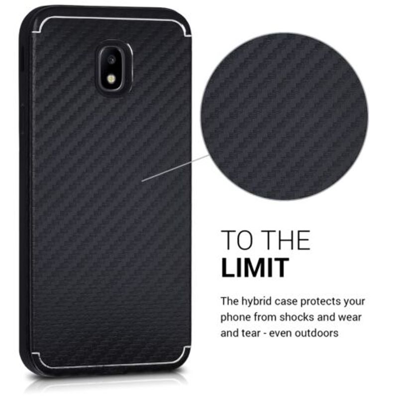 Laptop, Telefoane si Tablete - Telefoane mobile si accesorii - Accesorii Telefoane - Huse telefoane - Husa pentru Samsung Galaxy J3 (2017), Silicon, Negru, 42298.01 - Infinity.ro