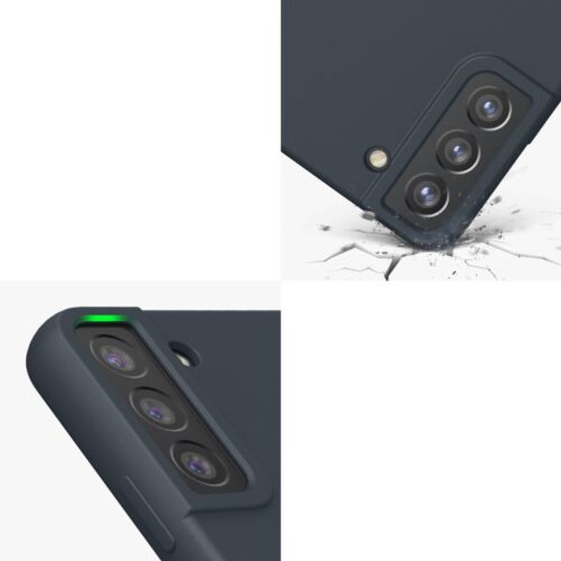 Laptop, Telefoane si Tablete - Telefoane mobile si accesorii - Accesorii Telefoane - Huse telefoane - Husa Kwmobile pentru Samsung Galaxy S22 Plus, Silicon, Gri, 56761.186 - Infinity.ro