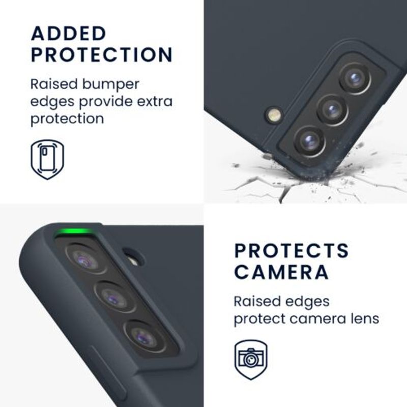 Laptop, Telefoane si Tablete - Telefoane mobile si accesorii - Accesorii Telefoane - Huse telefoane - Husa Kwmobile pentru Samsung Galaxy S22 Plus, Silicon, Gri, 56761.186 - Infinity.ro