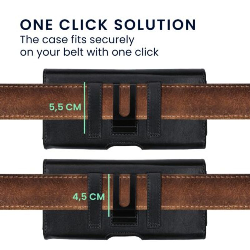 Laptop, Telefoane si Tablete - Telefoane mobile si accesorii - Accesorii Telefoane - Huse telefoane - Husa Universala pentru telefon XL, 6,8 inch, Piele ecologica, Negru, 55358.4.01, Kwmobile - Infinity.ro