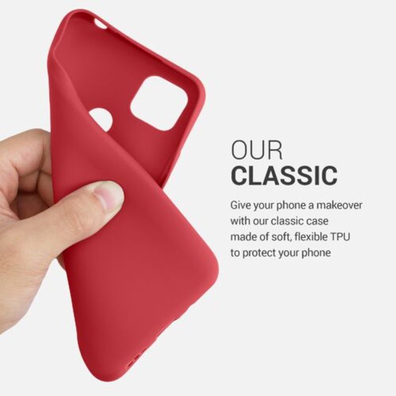 Laptop, Telefoane si Tablete - Telefoane mobile si accesorii - Accesorii Telefoane - Huse telefoane - Husa pentru Xiaomi Redmi 9C, Silicon, Rosu, 52850.229, Kwmobile - Infinity.ro