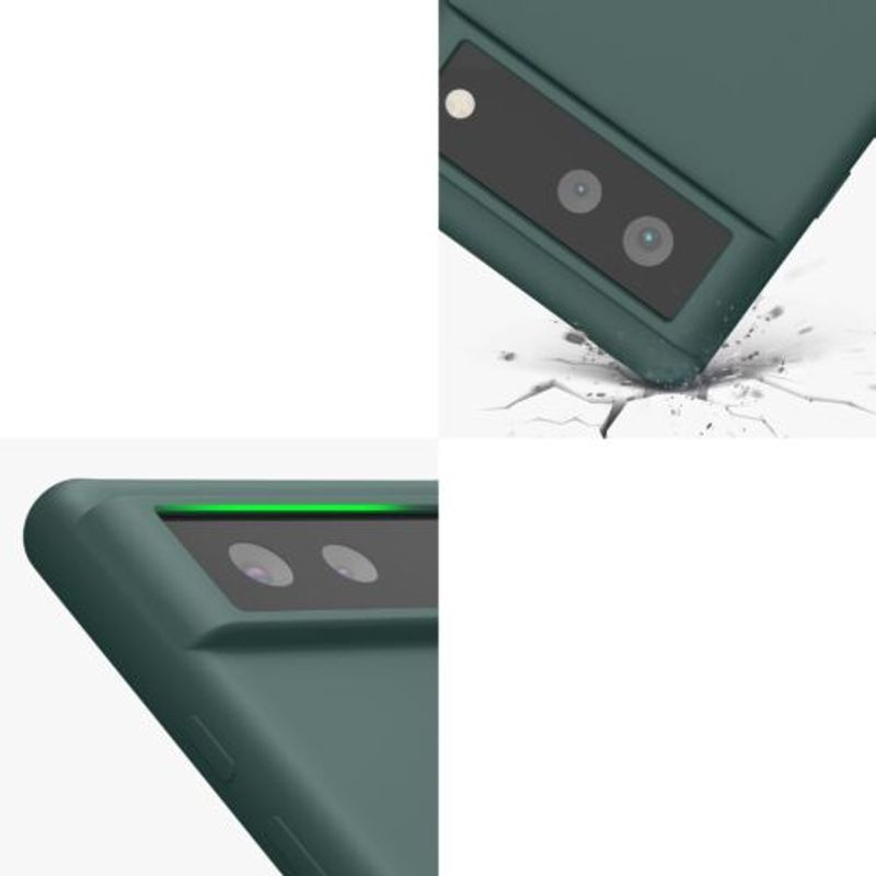 Laptop, Telefoane si Tablete - Telefoane mobile si accesorii - Accesorii Telefoane - Huse telefoane - Husa pentru Google Pixel 6, Silicon, Verde, 55480.171, Kwmobile - Infinity.ro