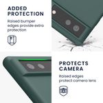 Laptop, Telefoane si Tablete - Telefoane mobile si accesorii - Accesorii Telefoane - Huse telefoane - Husa pentru Google Pixel 6, Silicon, Verde, 55480.171, Kwmobile - Infinity.ro