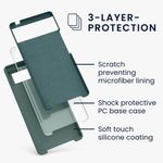 Laptop, Telefoane si Tablete - Telefoane mobile si accesorii - Accesorii Telefoane - Huse telefoane - Husa pentru Google Pixel 6, Silicon, Verde, 55480.171, Kwmobile - Infinity.ro