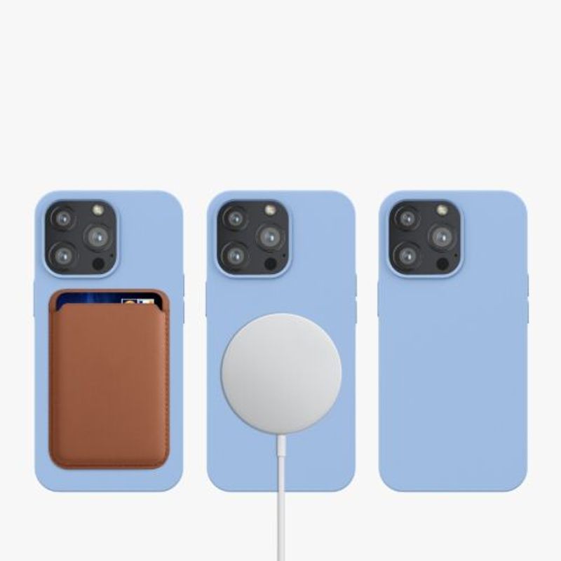 Laptop, Telefoane si Tablete - Telefoane mobile si accesorii - Accesorii Telefoane - Huse telefoane - Husa pentru Apple iPhone 13 Pro, Silicon, Albastru, 56560.58, Kwmobile - Infinity.ro