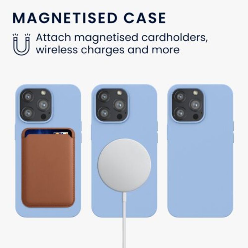 Laptop, Telefoane si Tablete - Telefoane mobile si accesorii - Accesorii Telefoane - Huse telefoane - Husa pentru Apple iPhone 13 Pro, Silicon, Albastru, 56560.58, Kwmobile - Infinity.ro