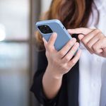 Laptop, Telefoane si Tablete - Telefoane mobile si accesorii - Accesorii Telefoane - Huse telefoane - Husa pentru Apple iPhone 13 Pro, Silicon, Albastru, 56560.58, Kwmobile - Infinity.ro