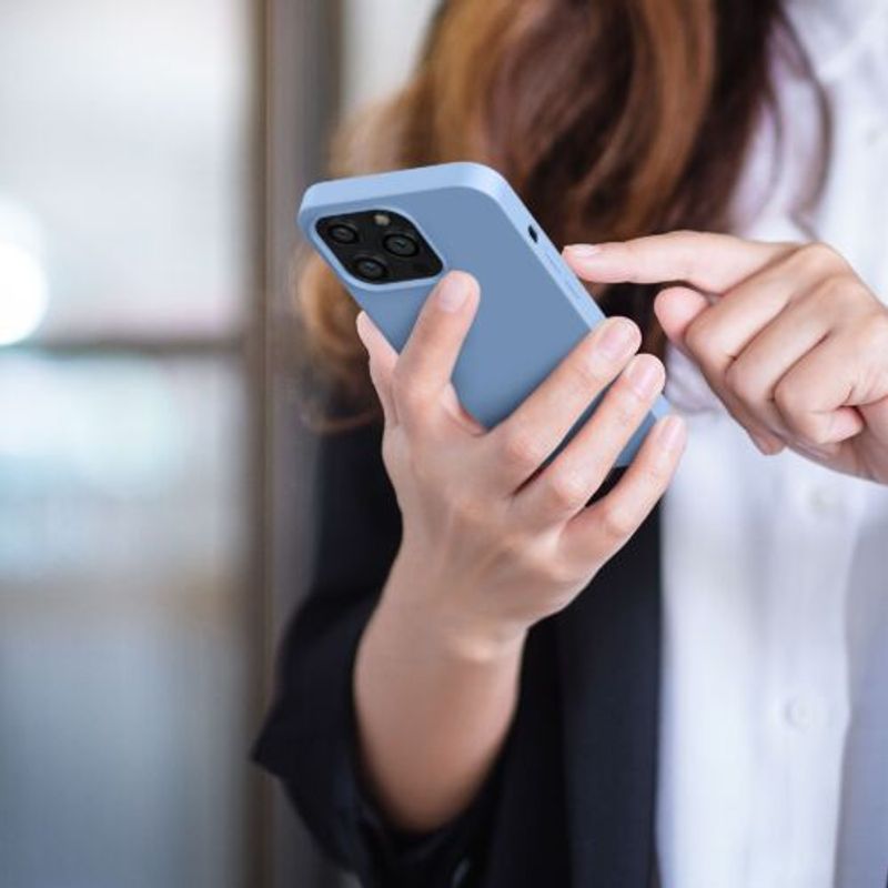 Laptop, Telefoane si Tablete - Telefoane mobile si accesorii - Accesorii Telefoane - Huse telefoane - Husa pentru Apple iPhone 13 Pro, Silicon, Albastru, 56560.58, Kwmobile - Infinity.ro