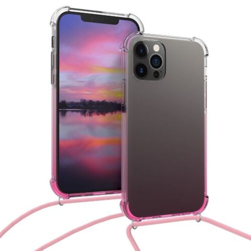 Laptop, Telefoane si Tablete - Telefoane mobile si accesorii - Accesorii Telefoane - Huse telefoane - Husa pentru Apple iPhone 12/iPhone 12 Pro, Silicon, Roz, 54084.05, Kwmobile - Infinity.ro