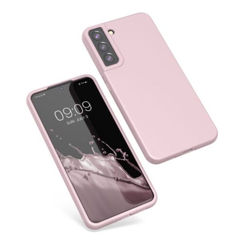 Laptop, Telefoane si Tablete - Telefoane mobile si accesorii - Accesorii Telefoane - Huse telefoane - Husa pentru Samsung Galaxy S22 Plus, Silicon, Roz, 56761.52, Kwmobile - Infinity.ro