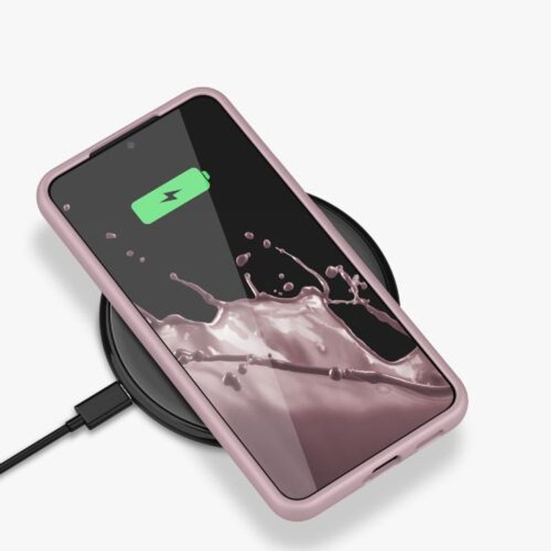 Laptop, Telefoane si Tablete - Telefoane mobile si accesorii - Accesorii Telefoane - Huse telefoane - Husa pentru Samsung Galaxy S22 Plus, Silicon, Roz, 56761.52, Kwmobile - Infinity.ro