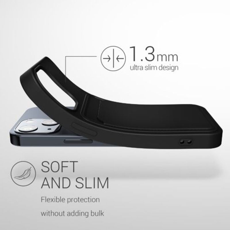 Laptop, Telefoane si Tablete - Telefoane mobile si accesorii - Accesorii Telefoane - Huse telefoane - Husa pentru iPhone 13 Mini, Silicon, Negru, 55938.01 - Infinity.ro