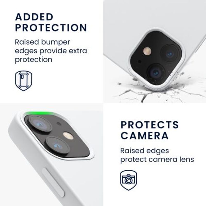 Laptop, Telefoane si Tablete - Telefoane mobile si accesorii - Accesorii Telefoane - Huse telefoane - Husa pentru Apple iPhone 12 Mini, Silicon, Alb, 52640.02 - Infinity.ro