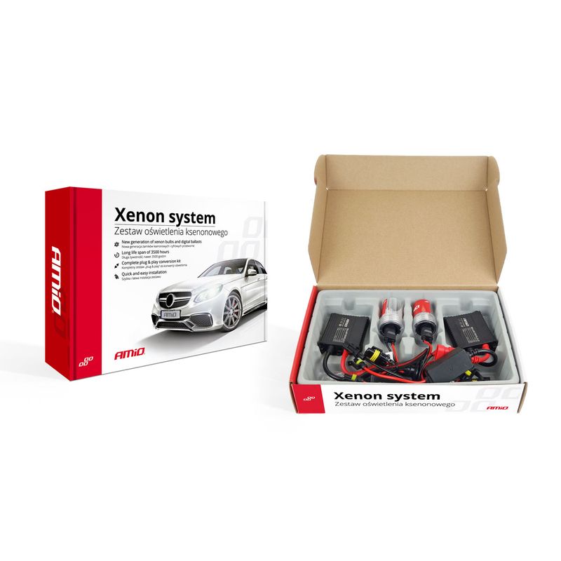 Auto si Moto - Electrice auto - Iluminare si semnalizare - Becuri auto - Kit xenon ac model slim, compatibil h7, 35w, 9-16v, 6000k, destinat competitiilor auto sau off-road - Infinity.ro