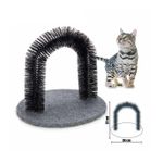 Petshop - Accesorii petshop - Jucarii animale - Ansambluri de joaca - Zgarietor rotund gri pentru pisici, 37 x 29 x 34 cm, negru - Infinity.ro