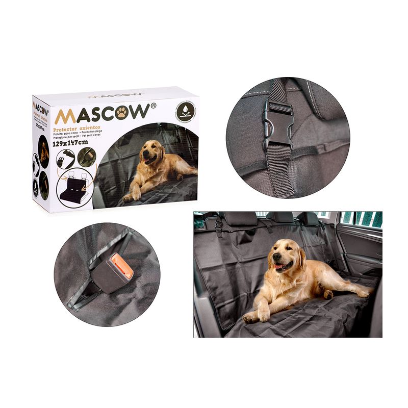 Petshop - Accesorii petshop - Culcusuri si custi - Genti si articole transport - Husa pentru protectie bancheta auto, pentru transport animale de companie, negru - Infinity.ro