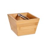 Casa si Gradina - Bucatarie si vesela - Ustensile bucatarie - Razatori si curatatoare - Spargator de nuci cu recipient din bambus, 16 cm, bambus - Infinity.ro