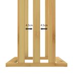 Casa si Gradina - Sanitare - Suporturi si accesorii baie - Accesorii baie - Suport prosoape cu 3 bare, bambus-inox, bambus, bambus/inox - Infinity.ro