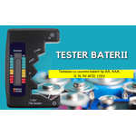 Casa si Gradina - Electrice - Accesorii electrice - Aparate de masura si control - Tester Baterii Universal, Digital, pentru Baterii tip C D N AA AAA 9V 1.5V, Portabil, Usor de Folosit, Negru - Infinity.ro