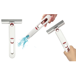 Market - Curatenie si intretinere casa - Produse menaj - Mopuri - Mini Mop pentru Curatarea Suprafetelor si a Geamurilor, Sistem de Storcere a Buretelui, pentru Casa, Birou, 29 cm, Alb - Infinity.ro