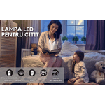 Carti si Birotica - Carti - Accesorii pentru cititori - Lampa pentru Citit cu Pozitionare pe Gat, 3 Tipuri de Lumina LED, 3 Nivele de Intensitate, Reincarcare USB, Gri - Infinity.ro